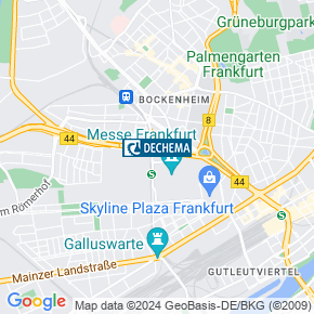 Google Map of Theodor-Heuss-Allee 25, Frankfurt