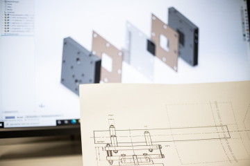 Exploded Drawing Electrolysis Cell